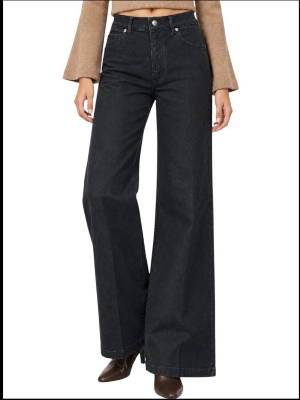 J. McLaughlin Charter Jeans Black
High Rise Wide Leg size 2